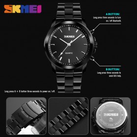 SKMEI Jam Tangan Analog Smartwatch Bluetooth Fitness Tracker - 1324 - Rose Gold - 7