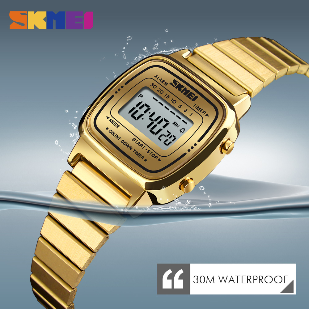 SKMEI Jam  Tangan  Digital  Wanita  1252 Blue 