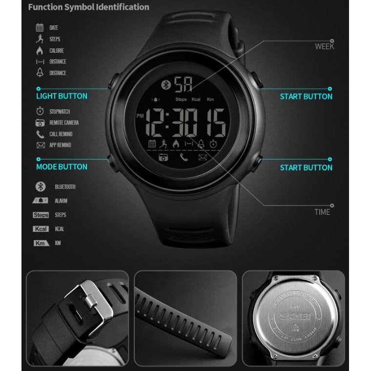 jam skmei bluetooth