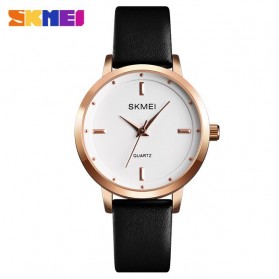 SKMEI Jam Tangan Analog Dress Wanita - 1457 - Black with White Side