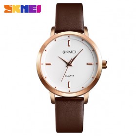 SKMEI Jam Tangan Analog Dress Wanita - 1457 - Brown/White