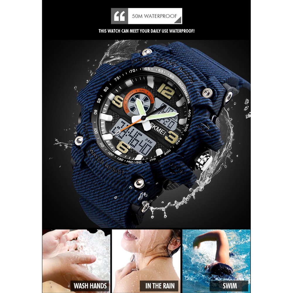 SKMEI Jam Tangan Digital Wanita Waterproof Fashion Sport