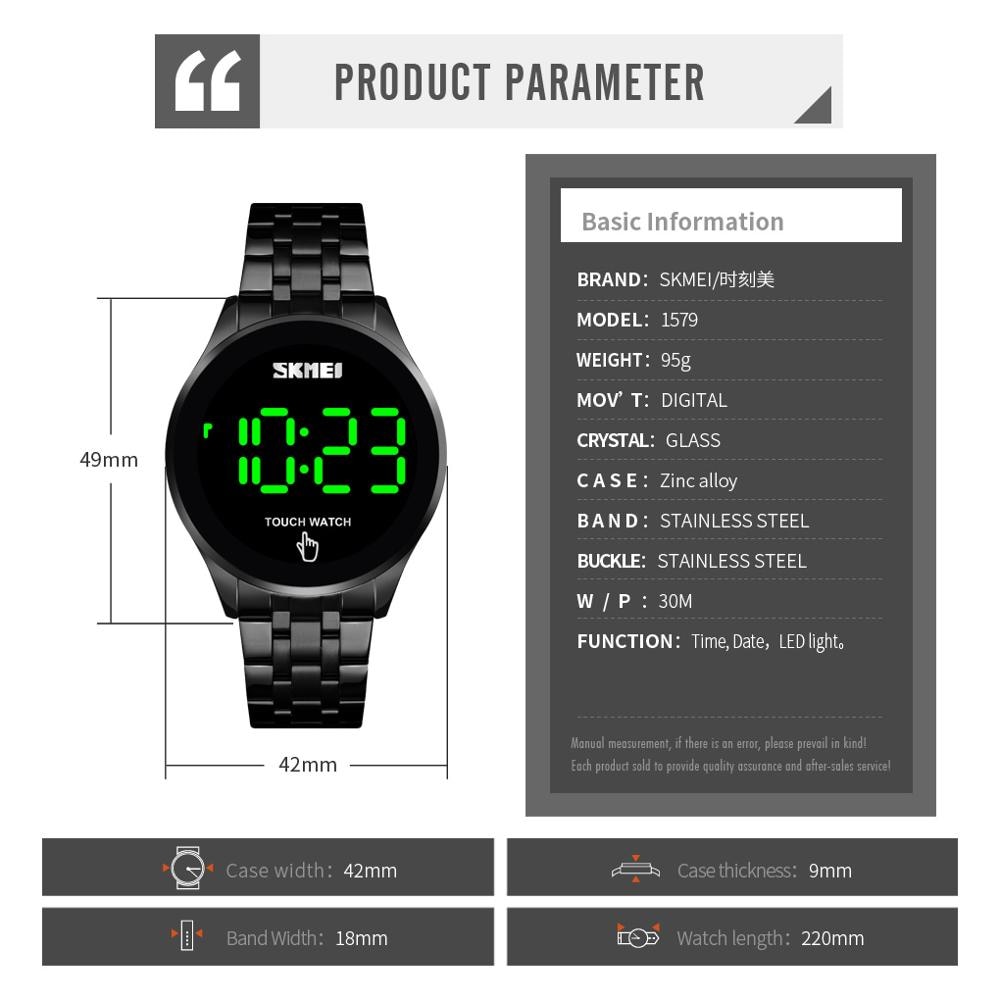 Skmei Jam Tangan Digital Pria 1579 Silver Jakartanotebook Com