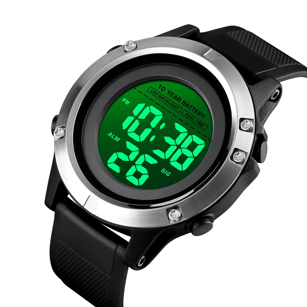 SKMEI Jam Tangan Digital Pria  1518 Army Green 