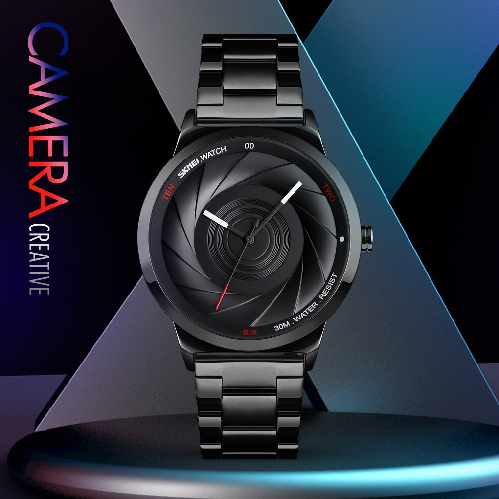 Gambar produk SKMEI Jam Tangan Analog Pria Strap Stainless Steel - 9210