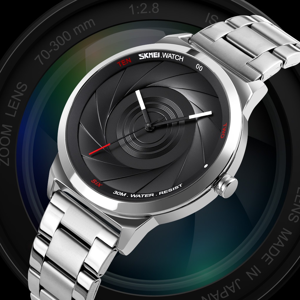 Gambar produk SKMEI Jam Tangan Analog Pria Strap Stainless Steel - 9210
