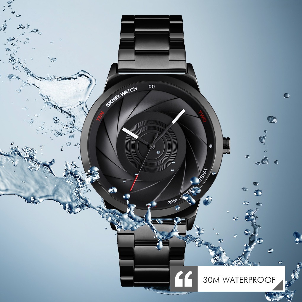 Gambar produk SKMEI Jam Tangan Analog Pria Strap Stainless Steel - 9210