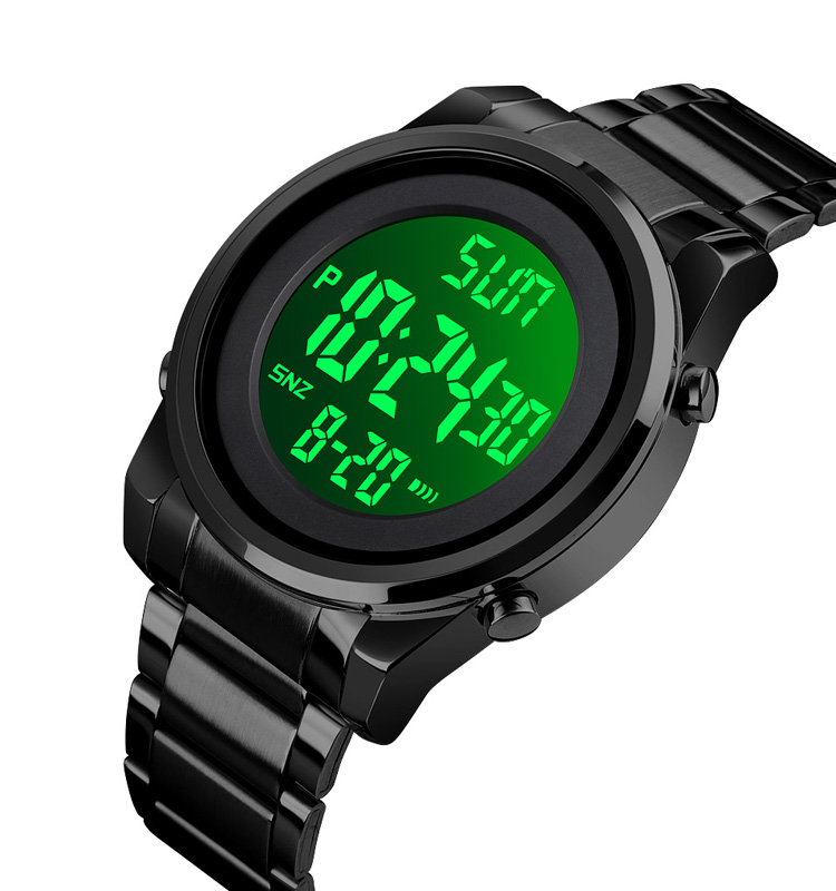 SKMEI Jam Tangan Digital Pria  Elegan 1611 Black 