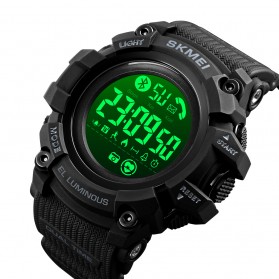 SKMEI Jam Tangan Olahraga Heartrate Smartwatch Bluetooth - 1643 - Black - 2