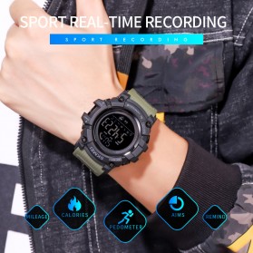 SKMEI Jam Tangan Olahraga Heartrate Smartwatch Bluetooth - 1643 - Black - 5