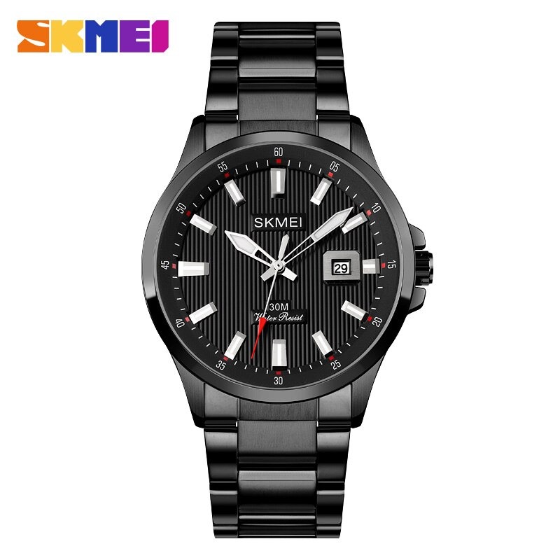 Gambar produk SKMEI Jam Tangan Analog Pria Stainless Steel - 1654