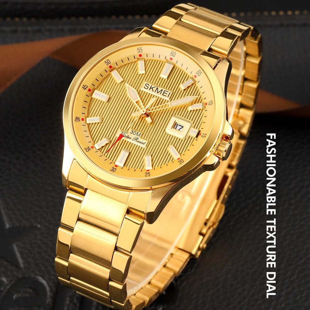 Gambar produk SKMEI Jam Tangan Analog Pria Stainless Steel - 1654