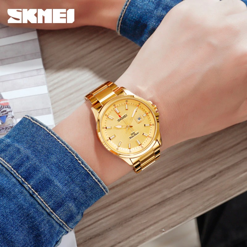 Gambar produk SKMEI Jam Tangan Analog Pria Stainless Steel - 1654