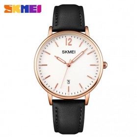 SKMEI Jam Tangan Analog Dress Wanita - 1724 - Rose Gold/Black