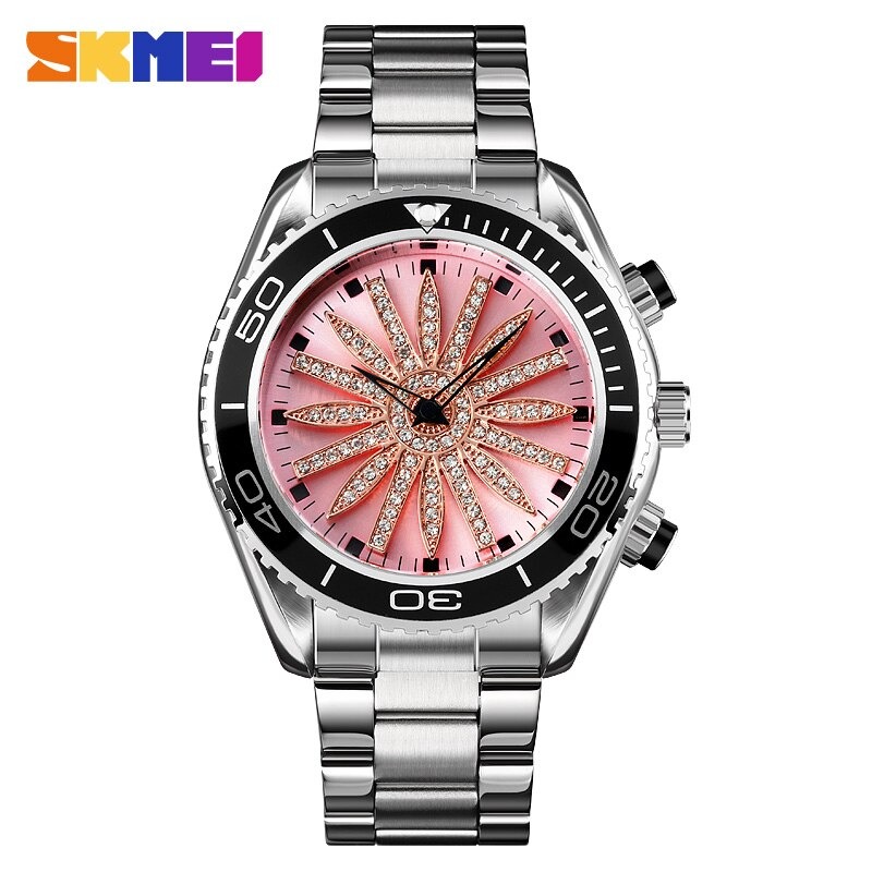 SKMEI Jam Tangan Analog Wanita - 1677 - Pink - JakartaNotebook.com