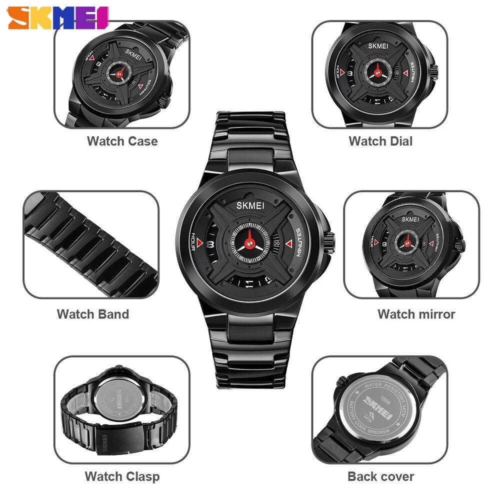 Gambar produk SKMEI Jam Tangan Analog Pria Stainless Steel Strap - 1699