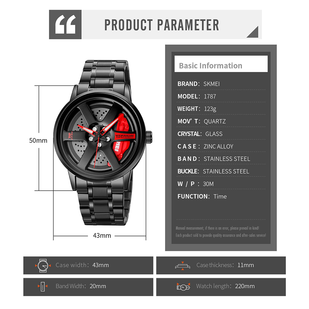 Gambar produk SKMEI Jam Tangan Analog Pria Stainless Steel Strap - 1787