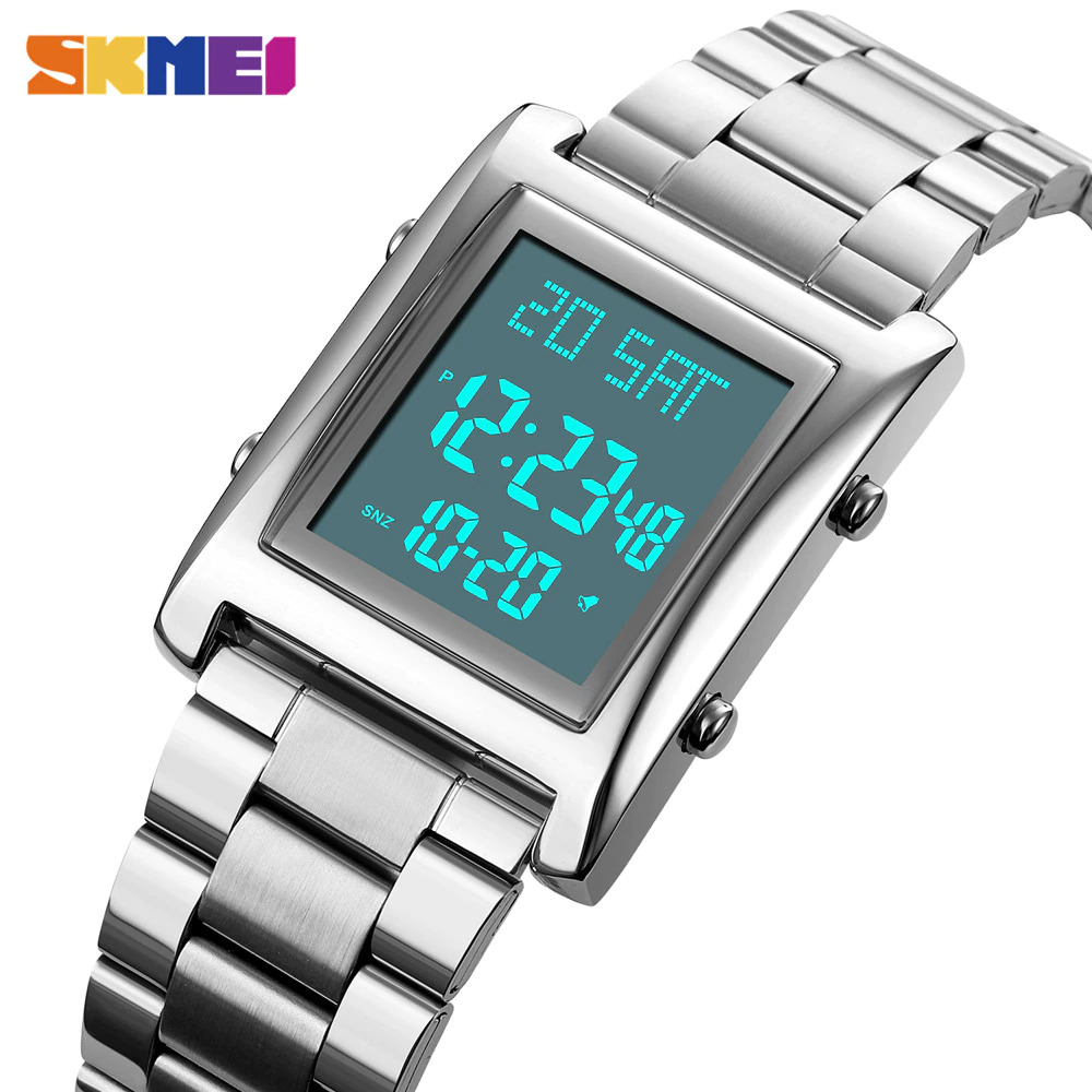 Gambar produk SKMEI Jam Tangan Digital Pria Strap Stainless Steel - 1812