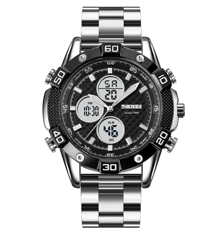 Gambar produk SKMEI Jam Tangan Pria Luxury Stainless Steel Wristwatch - 1838