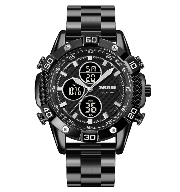 Gambar produk SKMEI Jam Tangan Pria Luxury Stainless Steel Wristwatch - 1838
