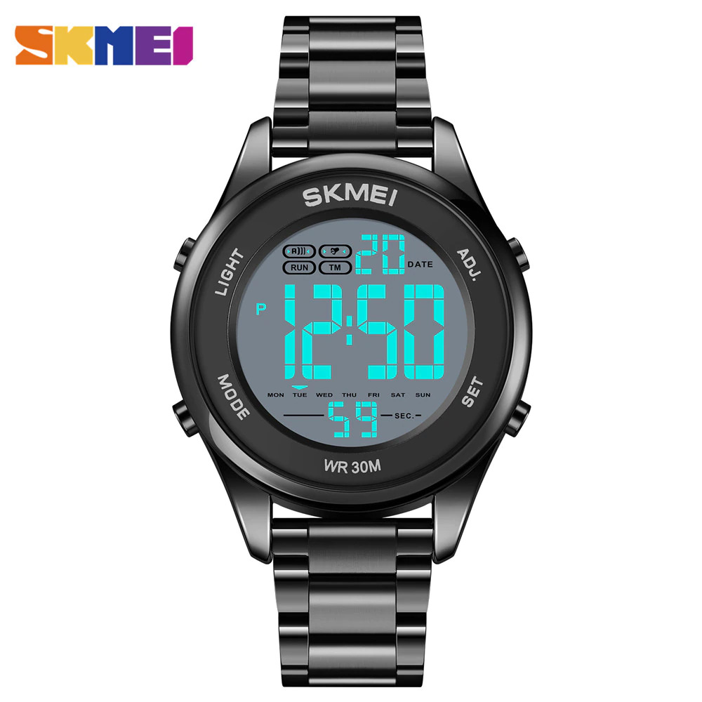 Gambar produk SKMEI Jam Tangan Digital Pria Strap Stainless Steel - 1849