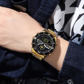 SKMEI Jam Tangan Pria Luxury Stainless Steel Wristwatch - 1839 - Black - 4