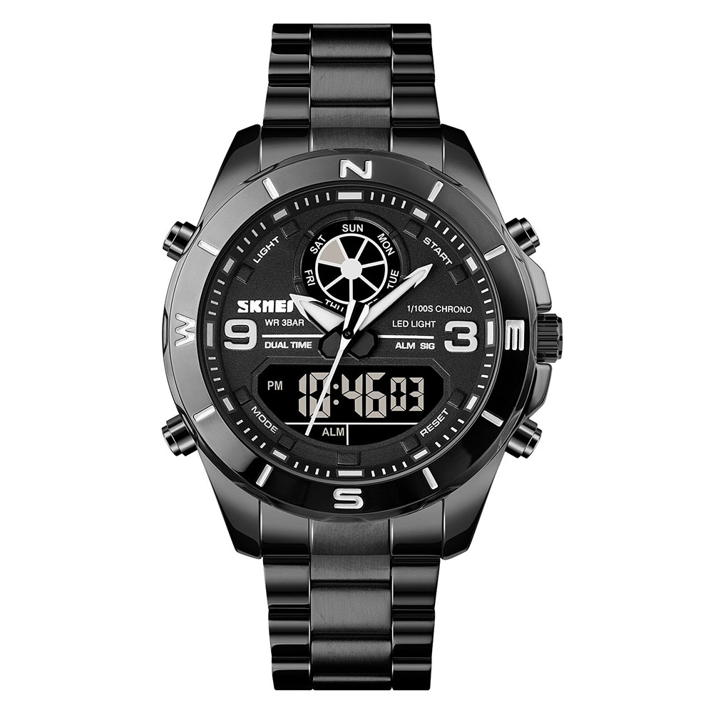 Gambar produk SKMEI Jam Tangan Pria Luxury Stainless Steel Wristwatch - 1839