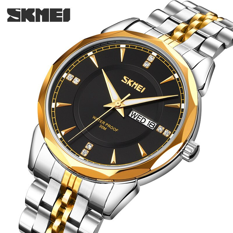 Gambar produk SKMEI Jam Tangan Analog Pria Strap Stainless Steel - 9268