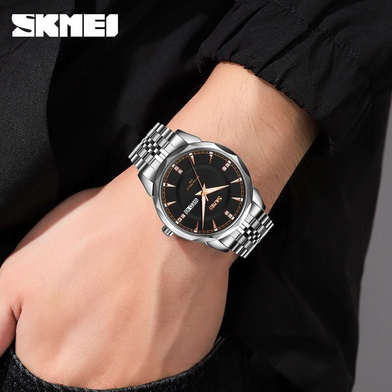 Gambar produk SKMEI Jam Tangan Analog Pria Strap Stainless Steel - 9268