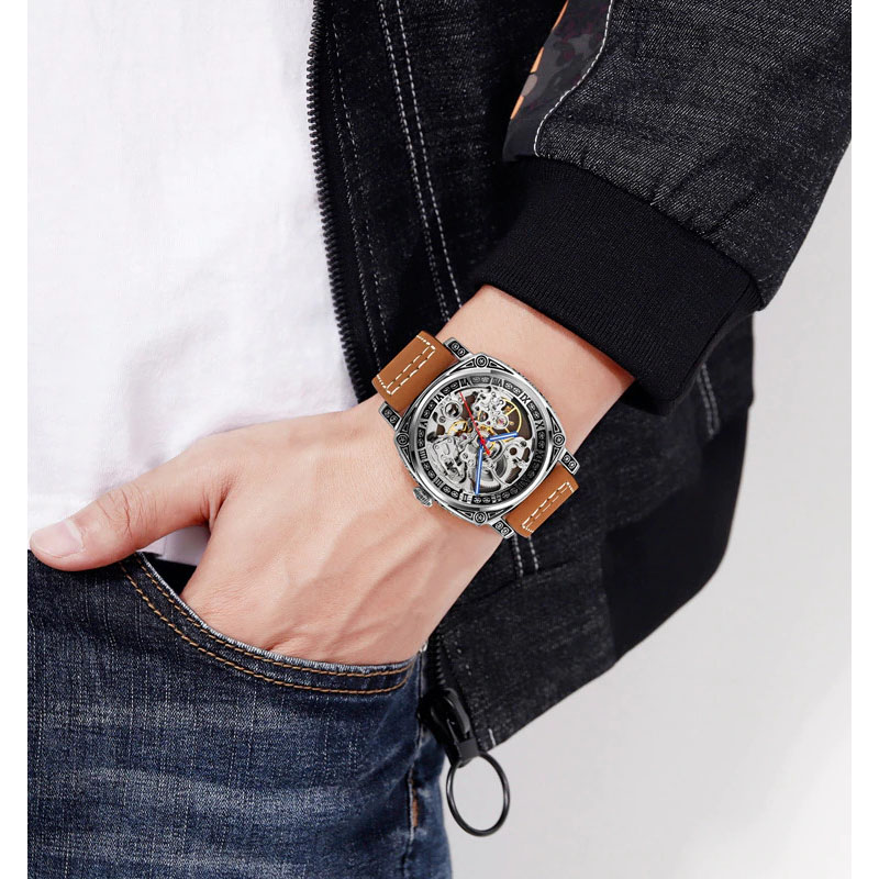 Gambar produk SKMEI Jam Tangan Mechanical Pria Automatic Movement - 9271