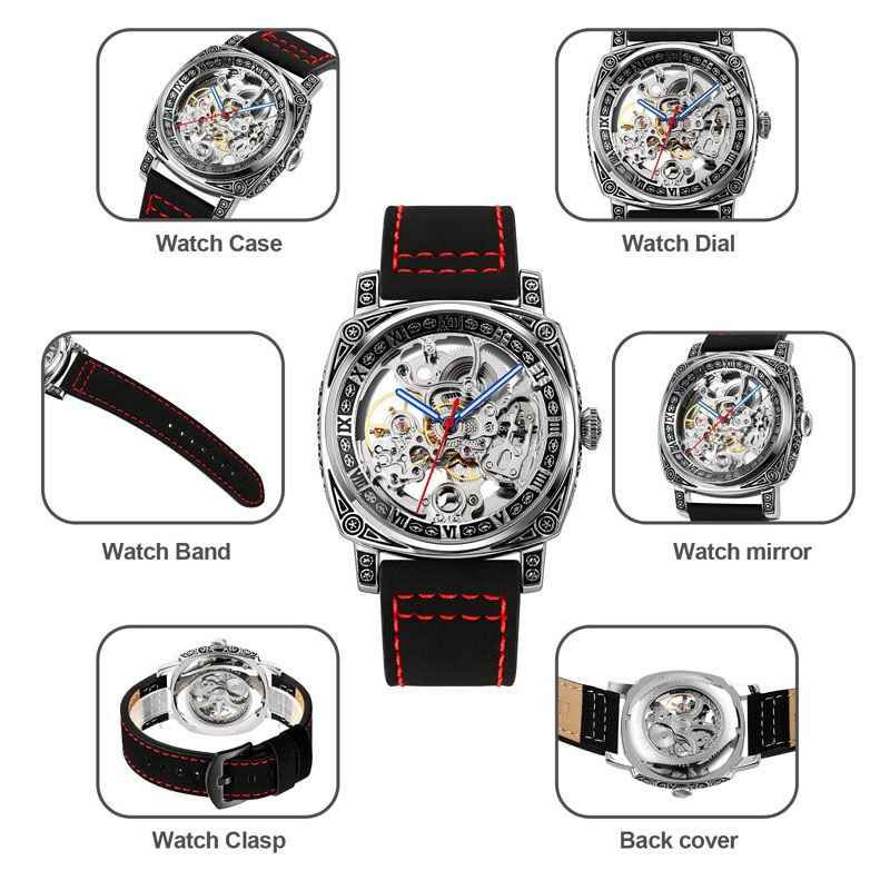 Gambar produk SKMEI Jam Tangan Mechanical Pria Automatic Movement - 9271