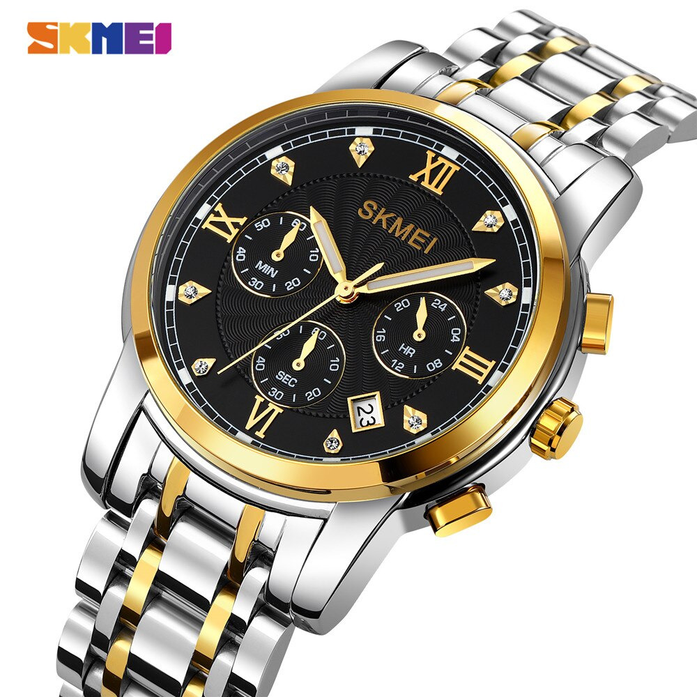Gambar produk SKMEI Jam Tangan Analog Pria Strap Stainless Steel - 1904