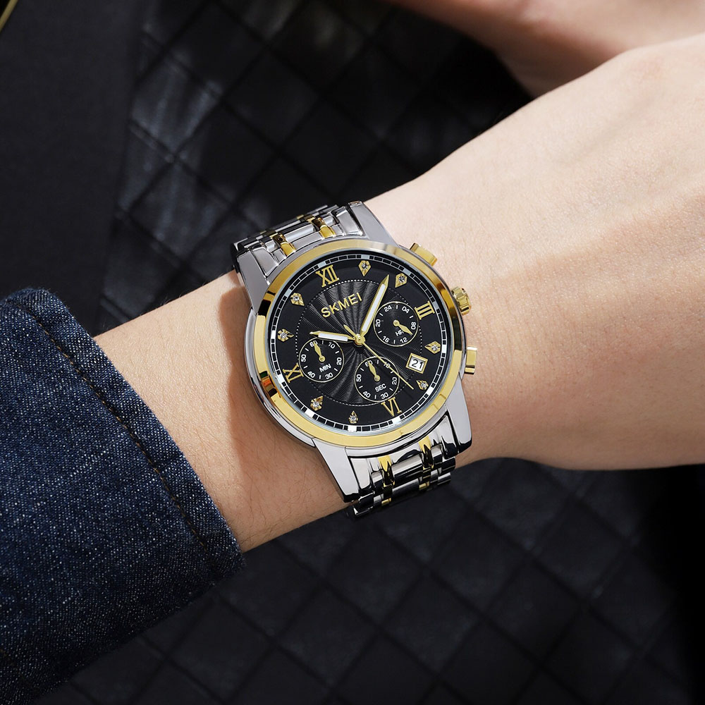 Gambar produk SKMEI Jam Tangan Analog Pria Strap Stainless Steel - 1904