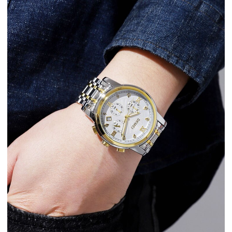 Gambar produk SKMEI Jam Tangan Analog Pria Strap Stainless Steel - 1904