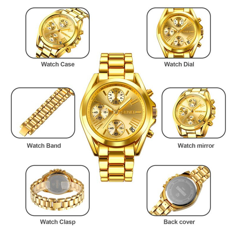 Gambar produk SKMEI Jam Tangan Analog Wanita Strap Stainless Steel - 1897