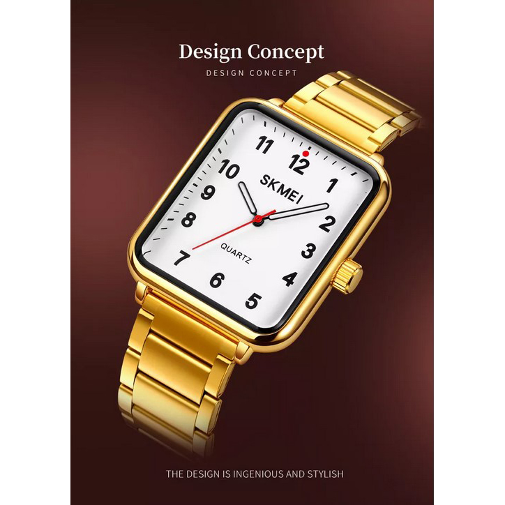 Gambar produk SKMEI Jam Tangan Analog Pria Strap Stainless Steel - 1954