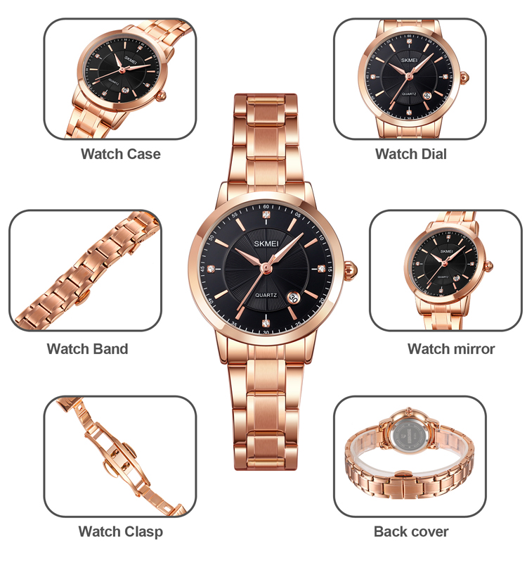 Gambar produk SKMEI Jam Tangan Analog Wanita Strap Stainless Steel - 1819