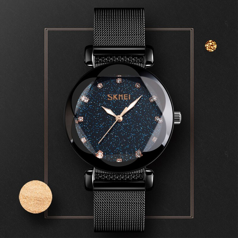 Gambar produk SKMEI Jam Tangan Analog Wanita Strap Stainless Steel - 9188