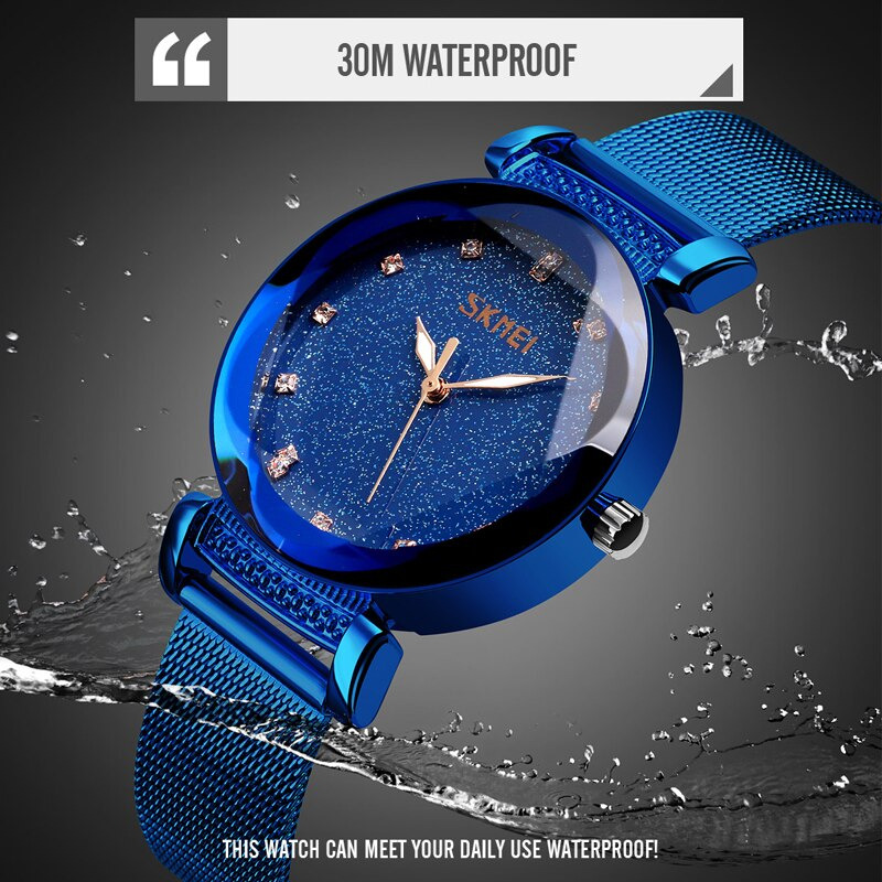 Gambar produk SKMEI Jam Tangan Analog Wanita Strap Stainless Steel - 9188