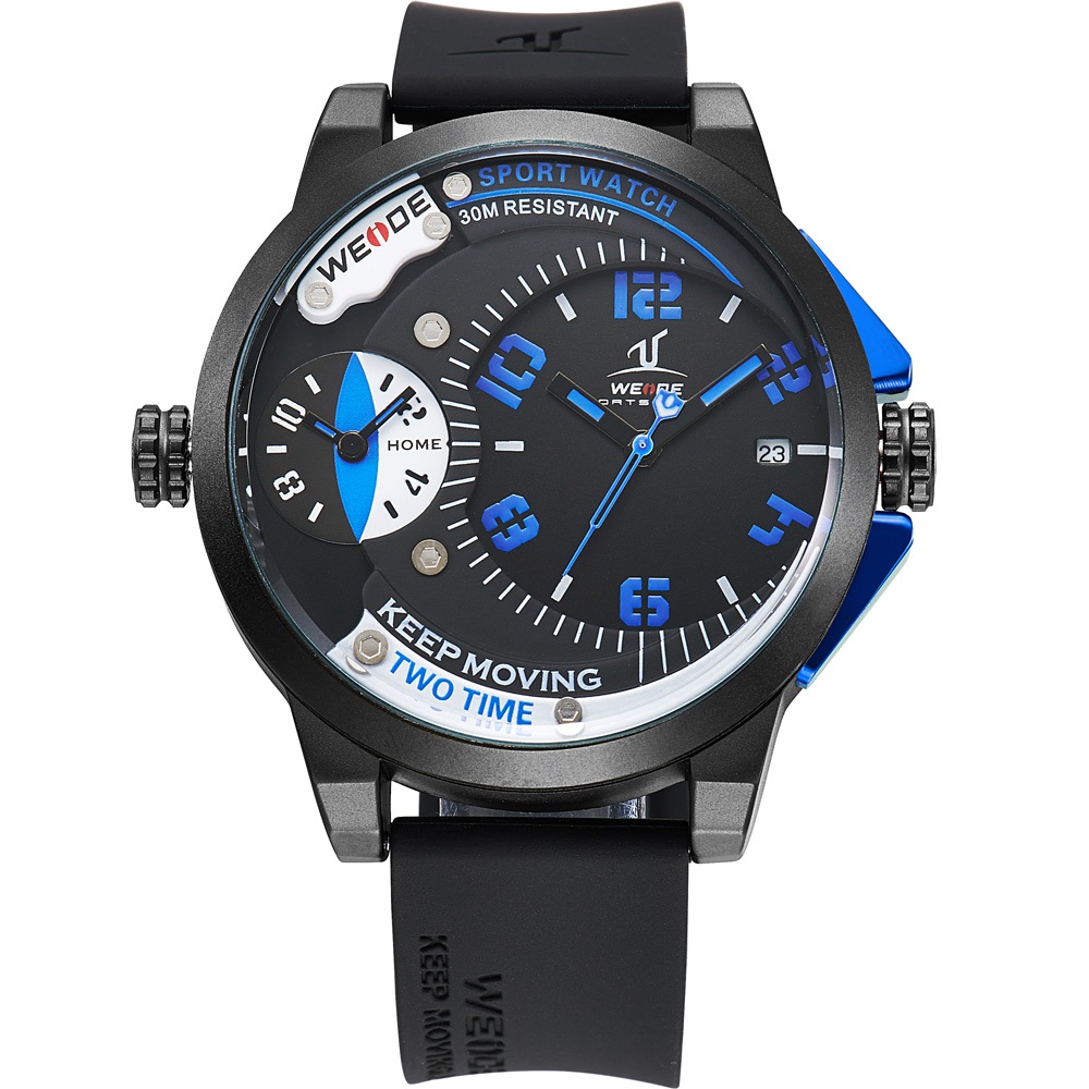 weide universe series dual time zone 30m water resistance uv1501 blue jakartanotebook weide universe series dual time zone 30m water resistance uv1501 blue jakartanotebook