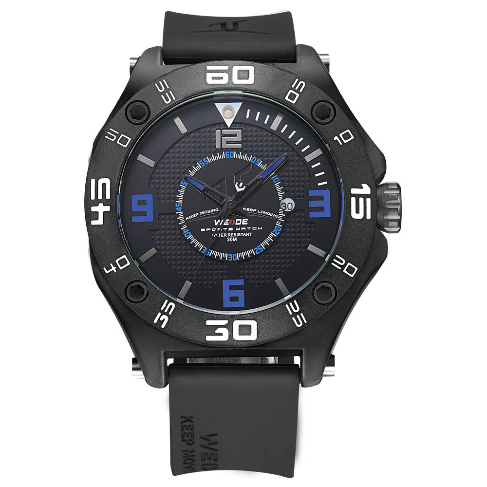 weide universe series quartz silicone 30m water resistance uv1502 blue weide universe series quartz silicone 30m water resistance uv1502 blue