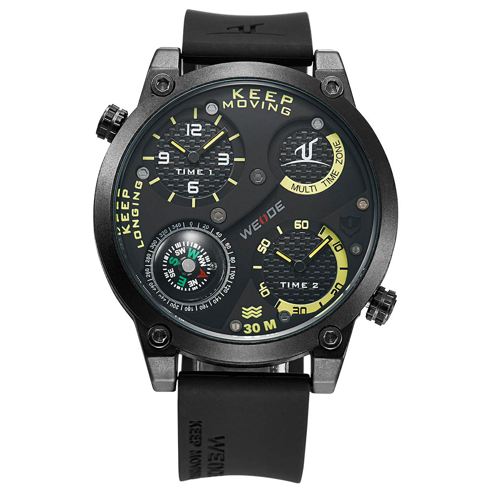 weide universe series dual time zone compass 30m water weide universe series dual time zone compass 30m water