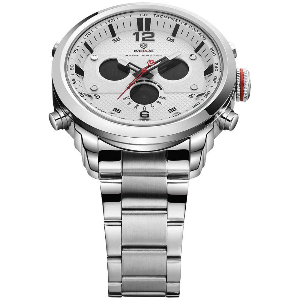 Weide Jam Tangan Analog Strap Stainless Steel - WH6303 