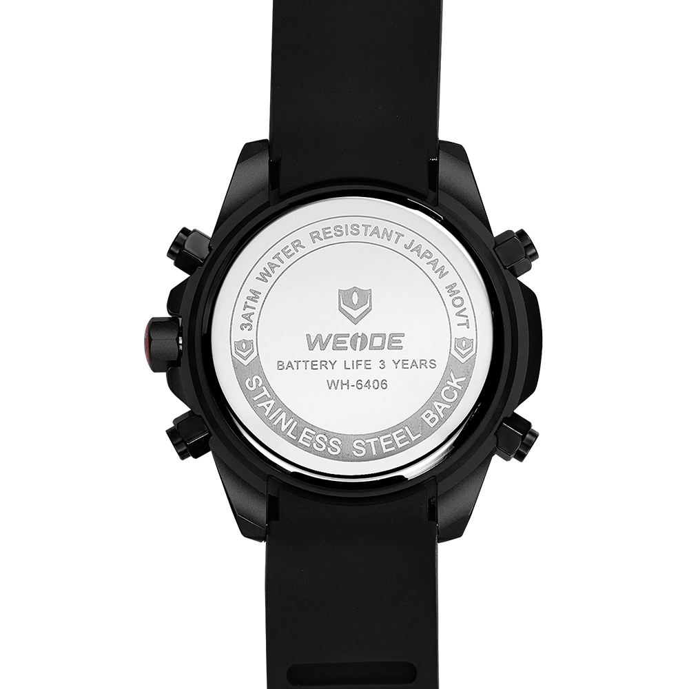 weide jam tangan analog silicone wh6406 white weide jam tangan analog silicone wh6406 white