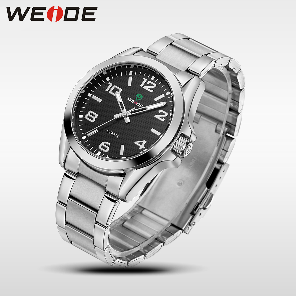 Weide Jam Tangan Analog Pria - WH801 - Silver Black