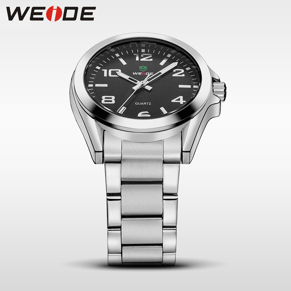 Weide Jam Tangan Analog Pria - WH801 - Silver Black