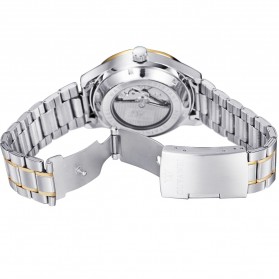 Ouyawei Skeleton Stainless Steel Automatic Mechanical Watch - OYW1320 - Black Gold - 7