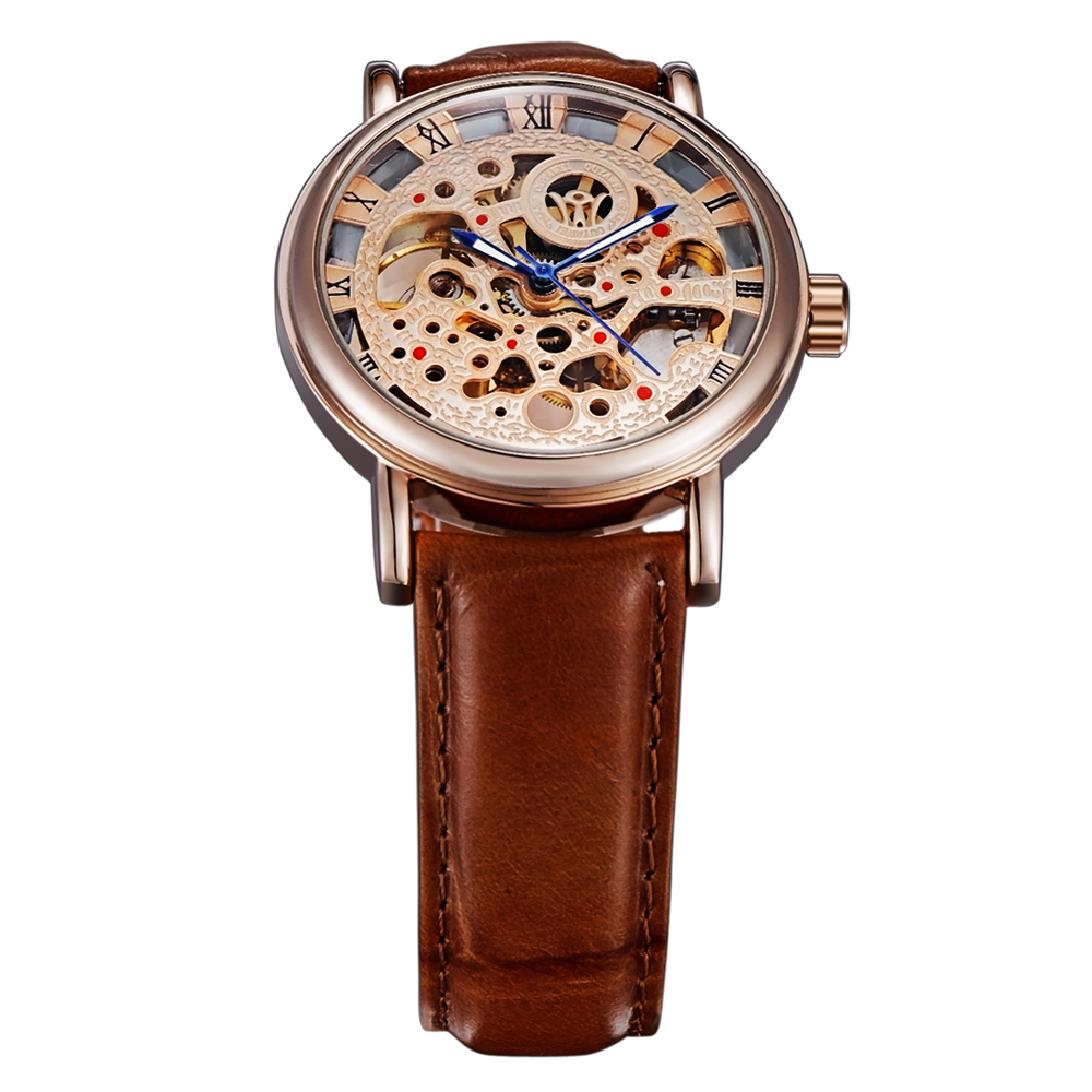 ouyawei skeleton leather automatic mechanical ouyawei skeleton leather automatic mechanical