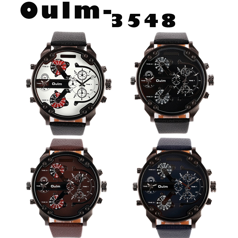 oulm jam tangan analog leather 3548 white jakartanotebook oulm jam tangan analog leather 3548 white jakartanotebook