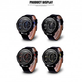 Oulm Analog Quartz Men Stainless Steel Band Fashion Watch - 9316 - Red - 7